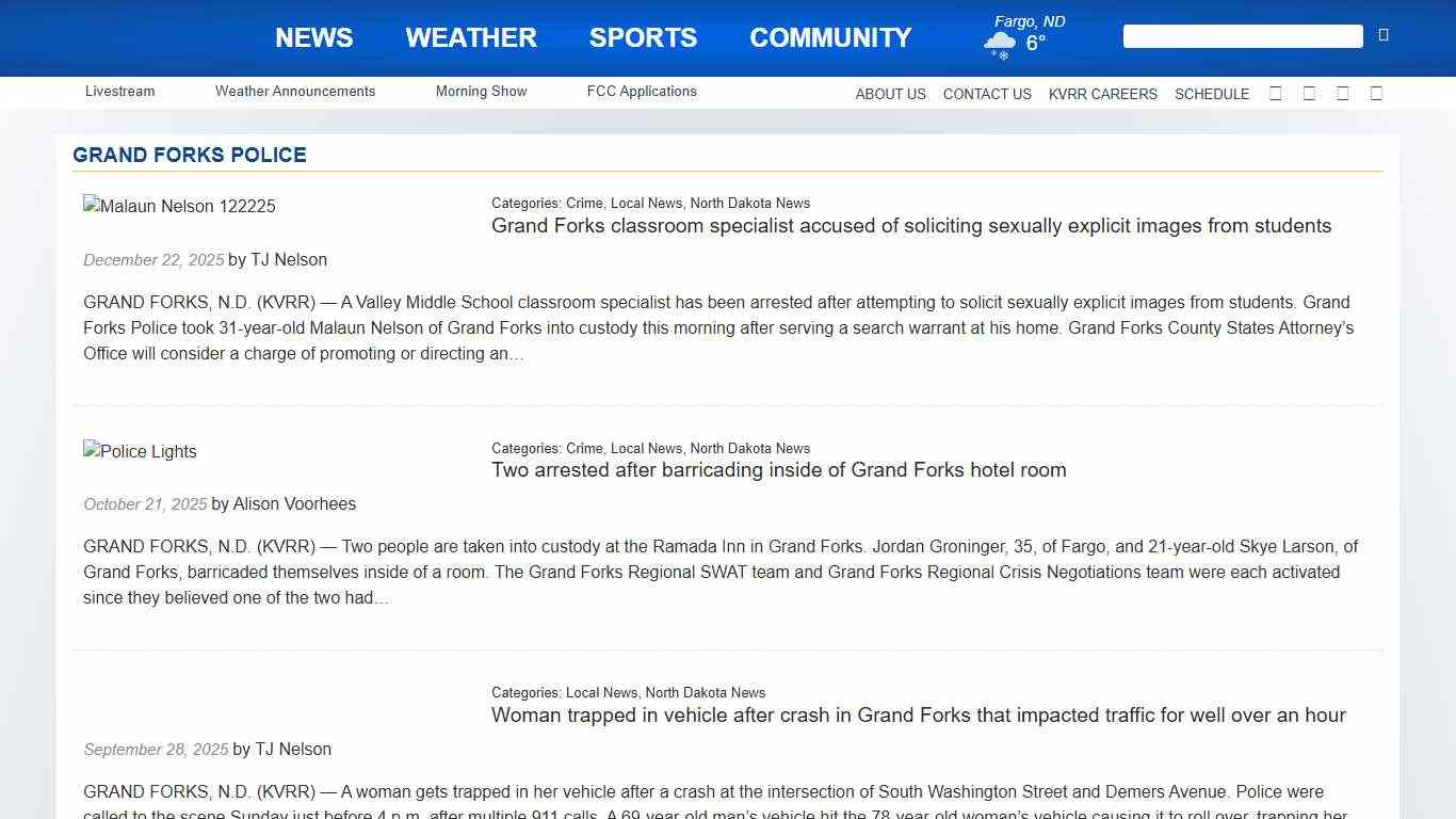 Grand Forks Police Archives - KVRR Local News